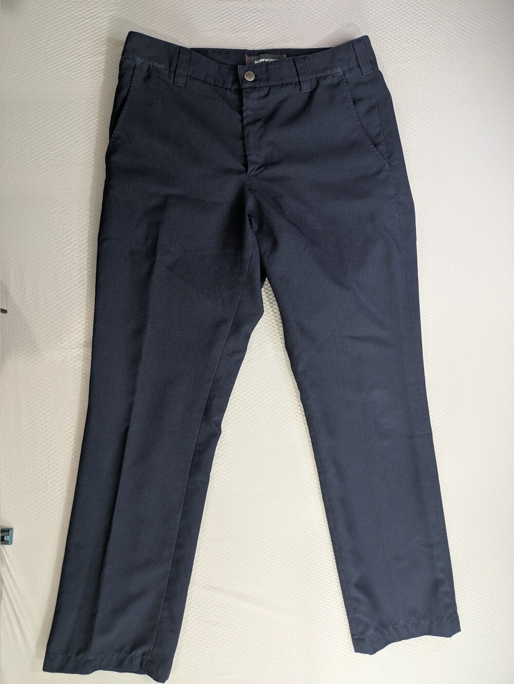 Bluffworks Ascender Regular Fit Chino Travel Pants Navy Blue 32x30 Mens
